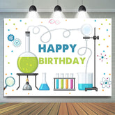 Lofaris Experimental Apparatus Chemistry Theme Birthday Backdrop